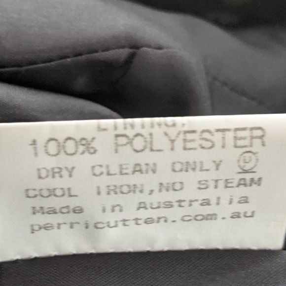 Perri Cutten Black Houndstooth Pattern Blazer S10AUS S2-4USA - Picture 6 of 8